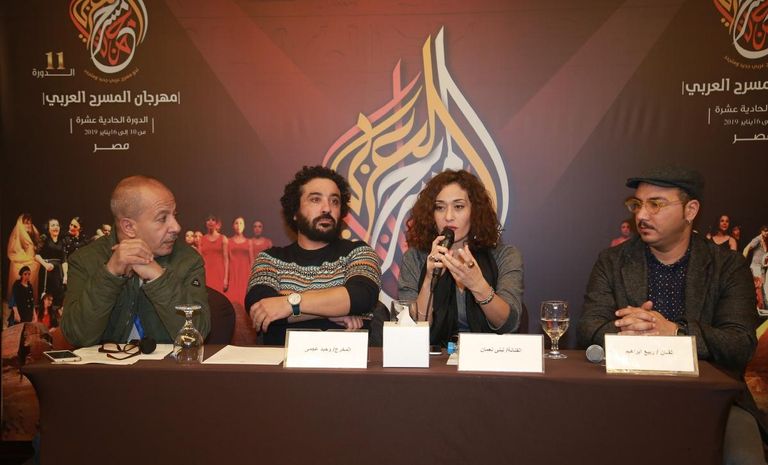 لبنى نعمان بطلة العرض المسرحي التونسي