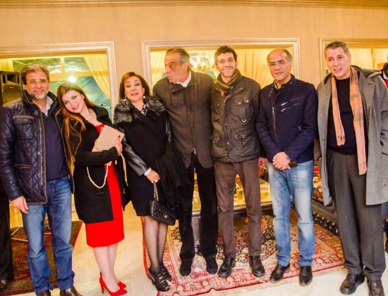 المخرج خالد يوسف والإعلامية ياسمين الخطيب