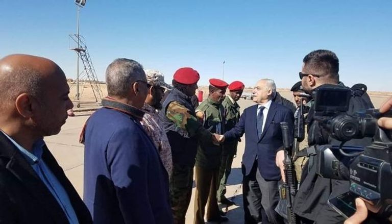 غسان سلامة المبعوث الأممي خلال زيارته إلى ليبيا