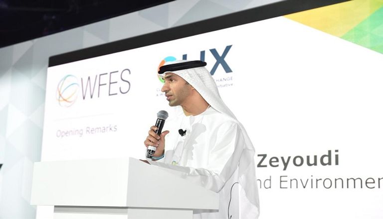 الدكتور ثاني الزيودي يلقي كلمته خلال "كليكس"