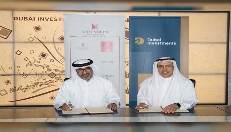 اتفاقية بين "دبي للاستثمار "و"ميلينيوم" لتطوير فندق جديد