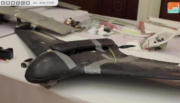 طائرة بدون طيار حوثية إيرانية الصنع 