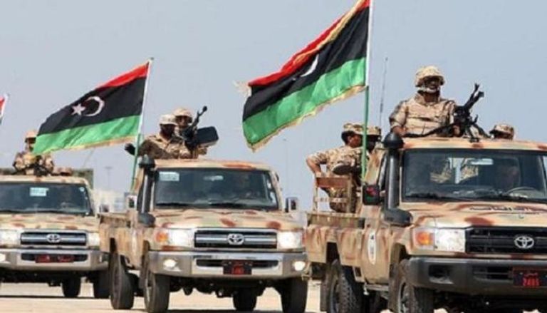 قوات الجيش الوطني الليبي في مدينة درنة- أرشيفية