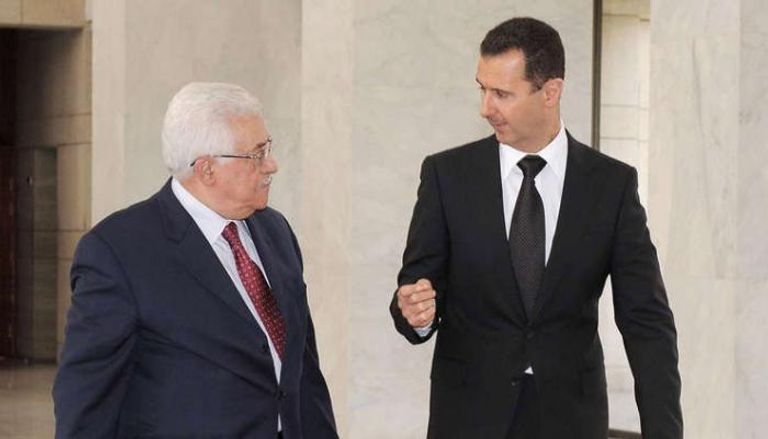 الرئيس السوري ونظيره الفلسطيني - أرشيفية