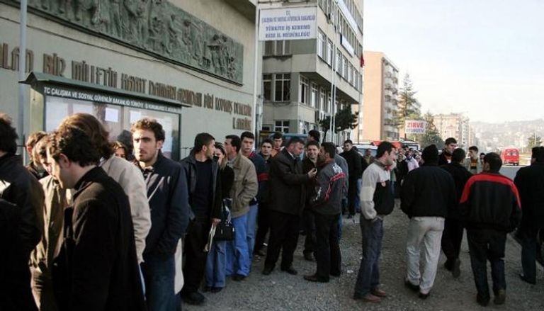 البطالة في تركيا ترتفع لـ11.6% من سبتمبر إلى نوفمبر 2018