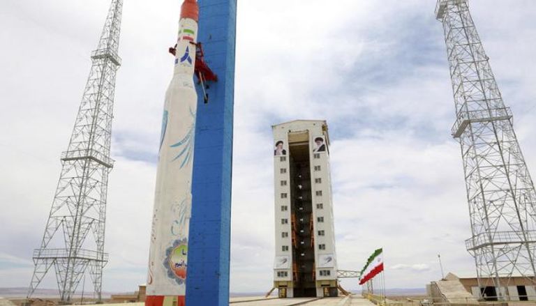 صاروخ أطلقته إيران إلى الفضاء عام 2017