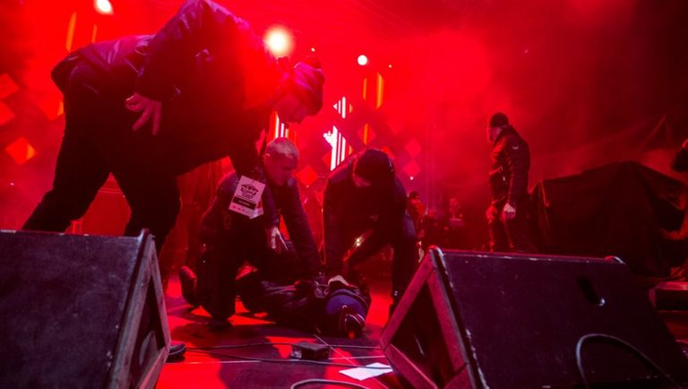 لحظة القبض على قاتل أداموفيتش