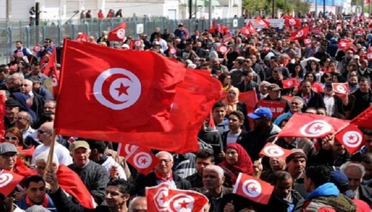 مظاهرة سابقة للاتحاد العام التونسي للشغل