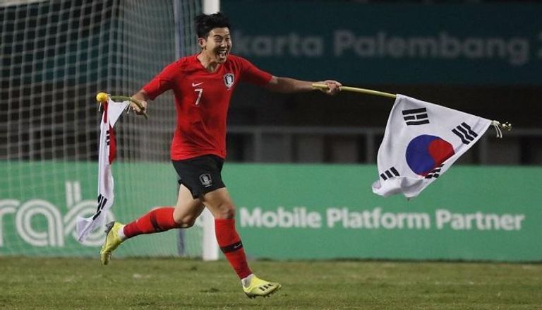 سون هيونج لاعب المنتخب الكوري الجنوبي