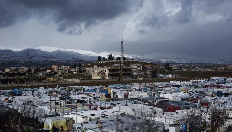 العاصفة نورما تسبّبت بأضرار جسيمة للاجئين في لبنان - صورة أرشيفية