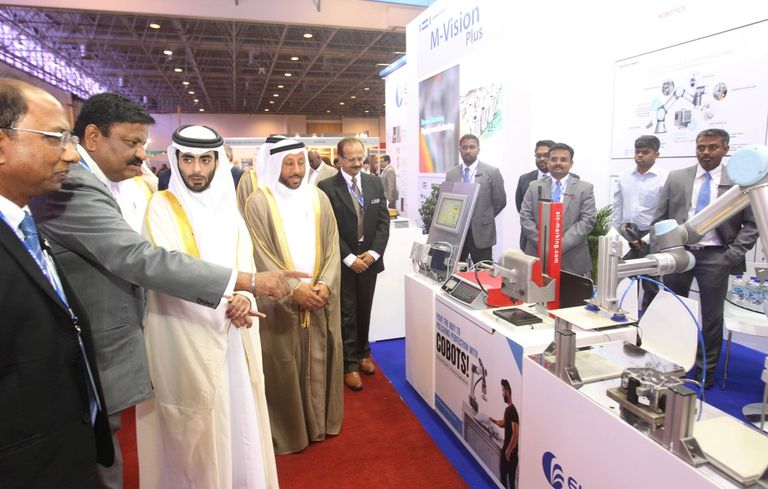 الشيخ خالد بن عبدالله بن سلطان القاسمي يفتتح "ستيل فاب 2019"