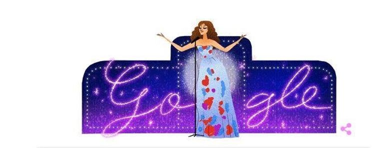 جوجل يحتفي بذكرى ميلاد داليدا