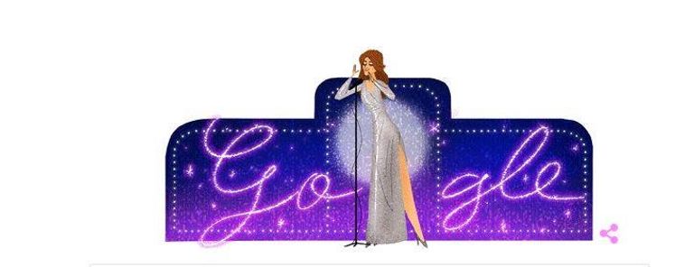 جوجل يحتفي بذكرى ميلاد داليدا