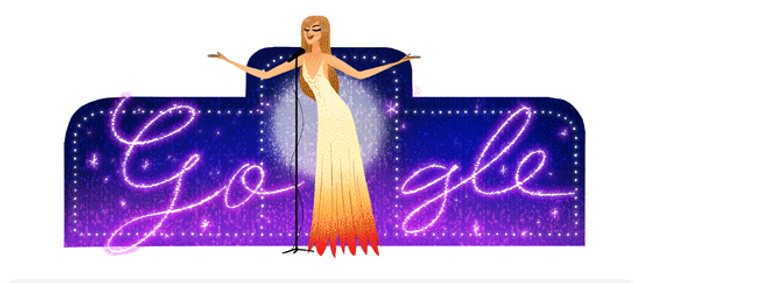 جوجل يحتفي بذكرى ميلاد داليدا