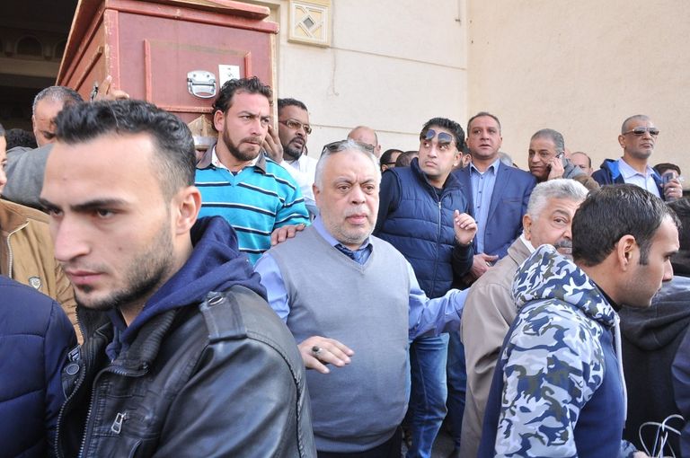 تشييع جثمان الفنان سعيد عبدالغني