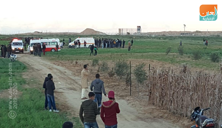 الجمعة الـ 43 لمسيرة العودة شرق غزة جانب من فعاليات الجمعة الـ43 لمسيرة العودة شرق غزة