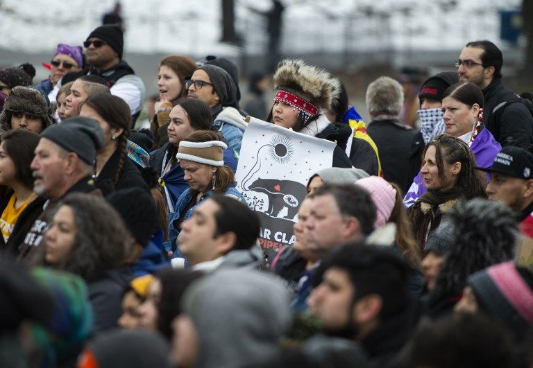 احتجاجات للشعوب الأصلية في واشنطن