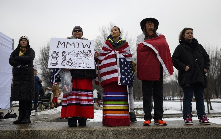 احتجاجات للشعوب الأصلية في واشنطن