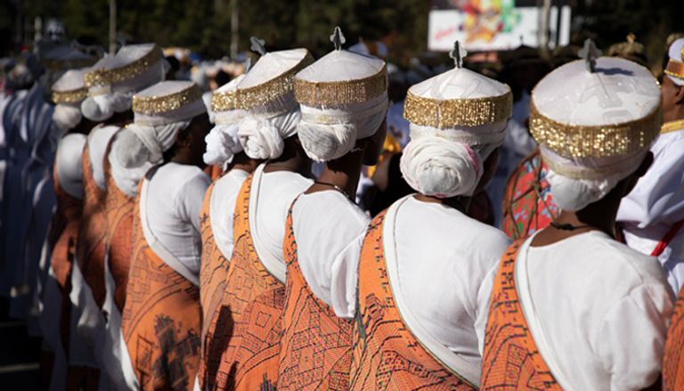 جانب من احتفالات عيد الغطاس في إثيوبيا