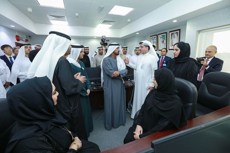 افتتاح محطة الشبكة الذكية بمنطقة الروية