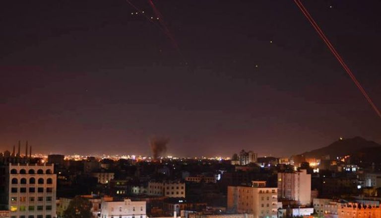 غارات طيران التحالف العربي على صنعاء