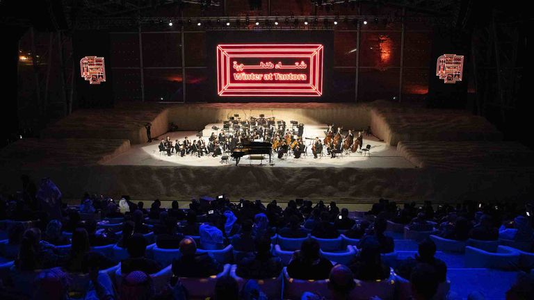 جانب من حفل لانج لانج بالسعودية