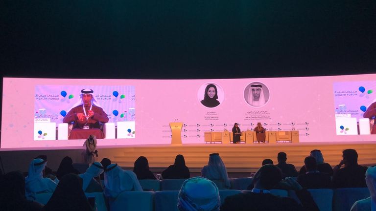 الدكتور ثاني الزيودي يلقي كلمته