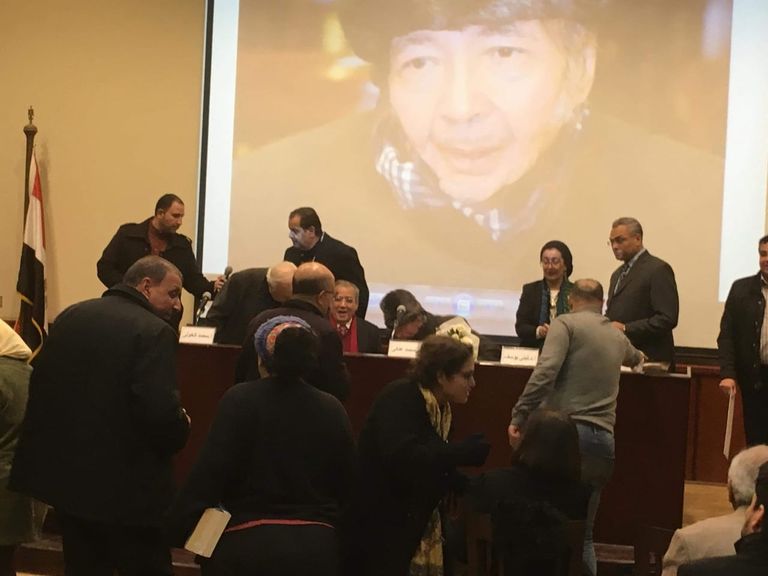 جانب من احتفالية تكريم الدكتور محمد عناني