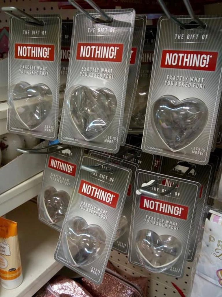 "لا شيء" هدية عيد الحب