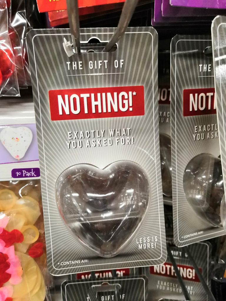 "لا شيء" هدية عيد الحب