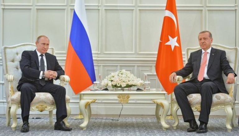 الرئيسان الروسي فلاديمير بوتين والتركي رجب طيب أردوغان- أرشيفية