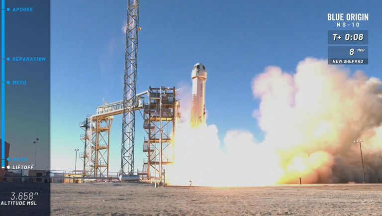 الصاروخ بلو أوريجين الفضائي السياحي