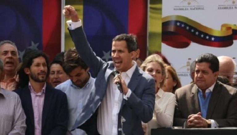  رئيس البرلمان الفنزويلي خوان جوايدو