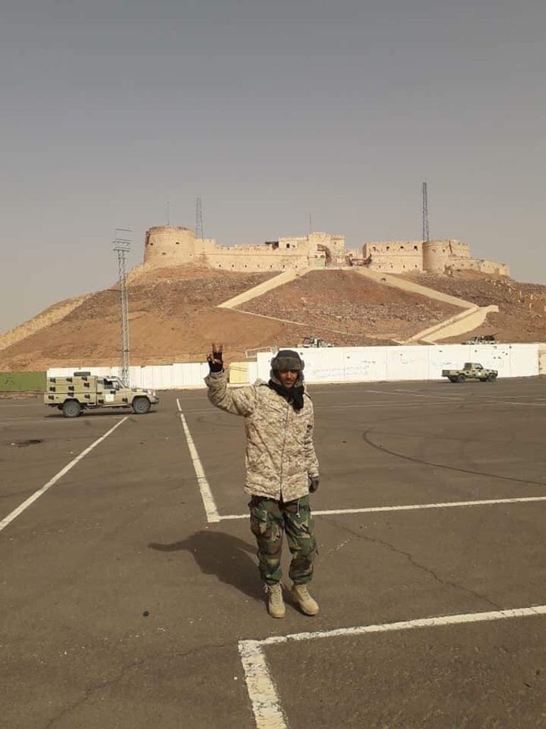 قوات الجيش الليبي بمحيط قلعة سبها التاريخية