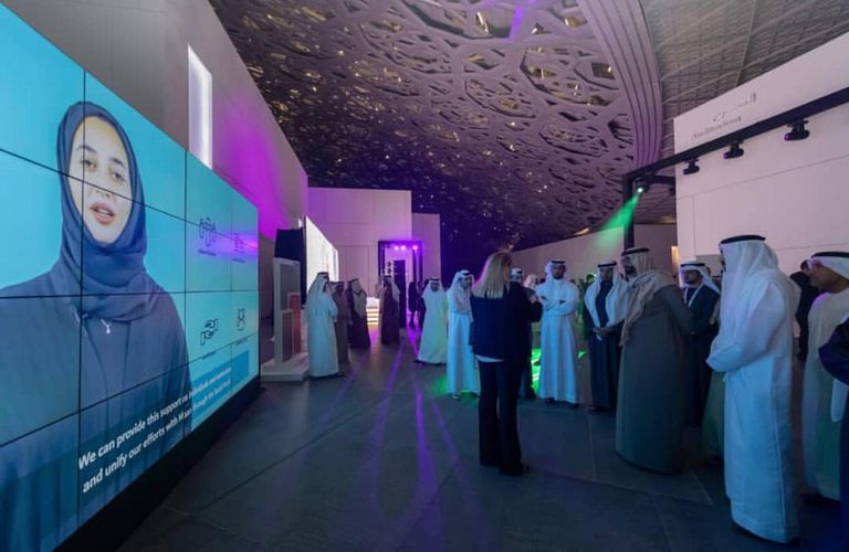  جانب من حفل دائرة تنمية المجتمع بأبوظبي 