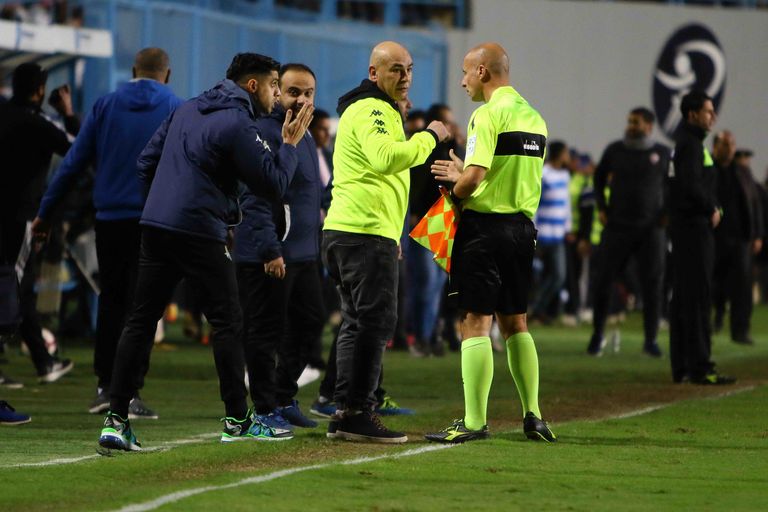 من مباراة الزمالك وبيراميدز