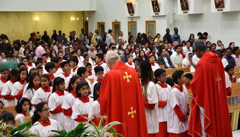 قداس مسيحي في الإمارات