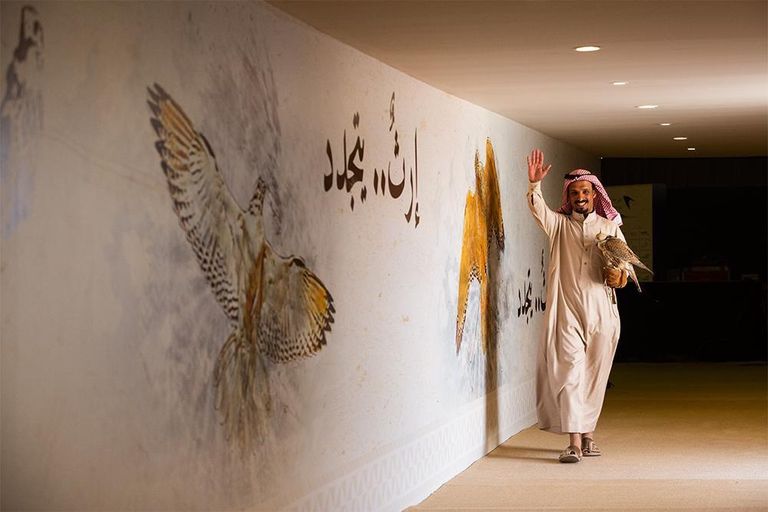 انطلاق مهرجان الملك عبدالعزيز للصقور في دورته الأولى