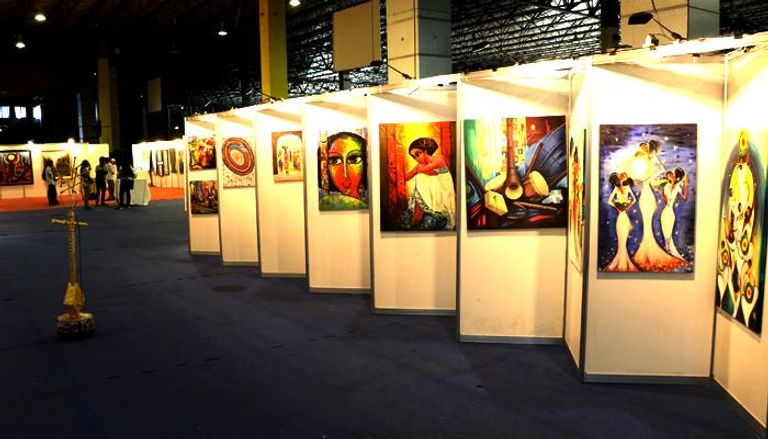 معرض فني عن التسامح والسلام في قاعة الألفية بأديس أبابا