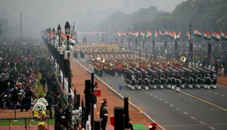  عرض عسكري في الذكرى الـ70 لتأسيس جمهورية الهند
