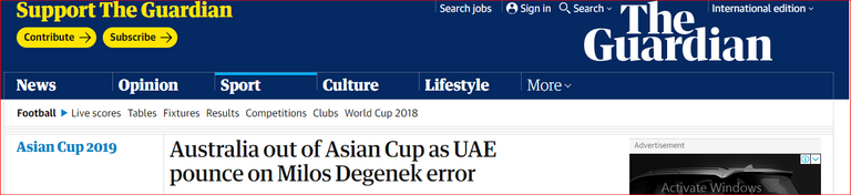 مباراة الإمارات وأستراليا