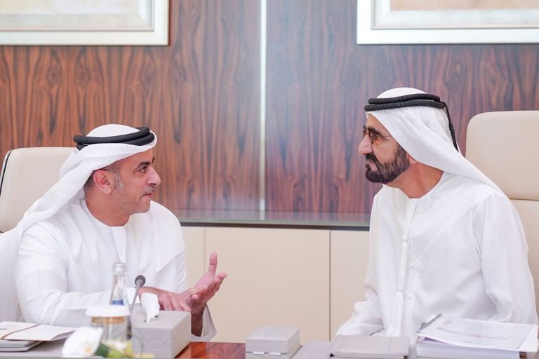 مجلس الوزراء الإماراتي برئاسة الشيخ محمد بن راشد آل مكتوم نائب رئيس الدولة رئيس مجلس الوزراء حاكم دبي مجلس الوزراء الإماراتي