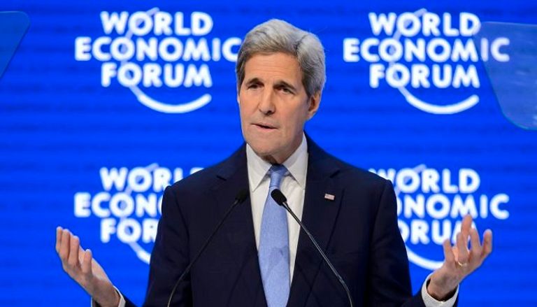 جون كيري أبرز الحضور في دافوس 2019