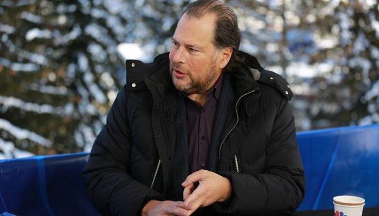 مارك بينيوف أبرز الحضور في دافوس 2019