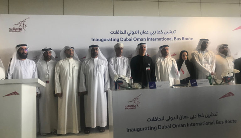 دبي تستقبل أول حافلة ركاب ضمن خط "دبي عمان الدولي"