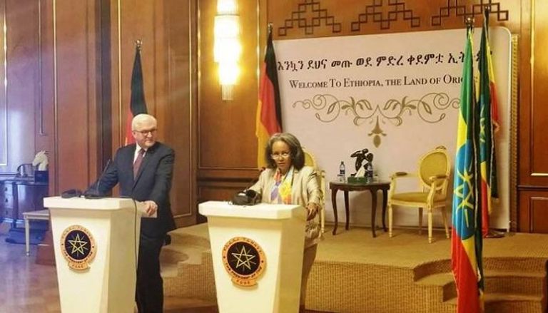 المؤتمر الصحفي المشترك لرئيسة إثيوبيا ونظيرها الألماني