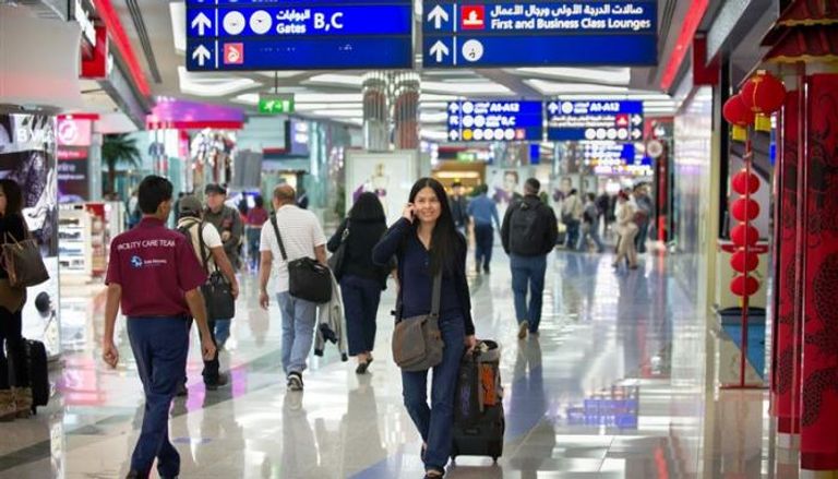 89.1 مليون مسافر عبر مطار دبي خلال عام - أرشيفية