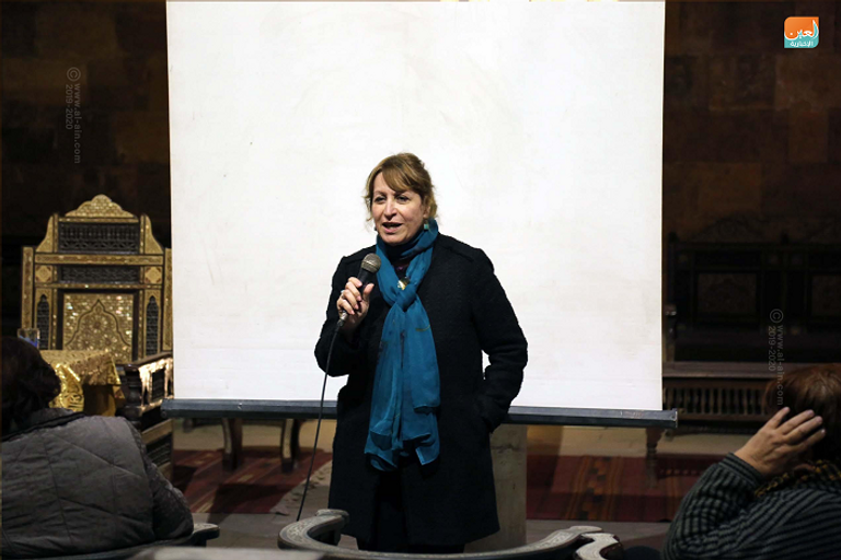 إنعام كجه جي في بيت السناري بالقاهرة