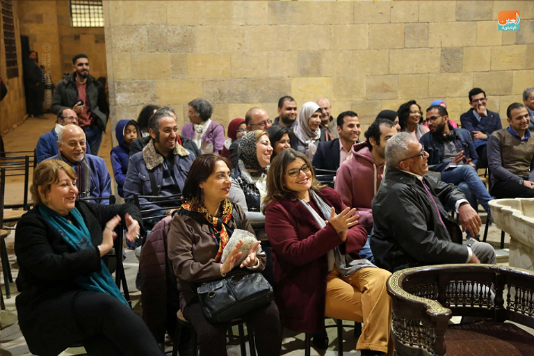 إنعام كجه جي في بيت السناري بالقاهرة