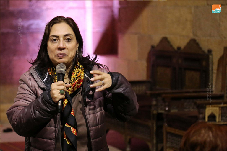 إنعام كجه جي في بيت السناري بالقاهرة